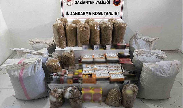 Gaziantep'te 1 milyon lira değerinde kaçakçılık operasyonu: 7 gözaltı