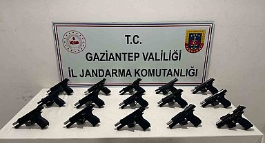 Gaziantep'te 15 adet ruhsatsız tabanca ele geçirildi: 3 şahıs tutuklandı
