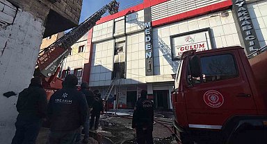 Gaziantep'te ayakkabı atölyesinde yangın