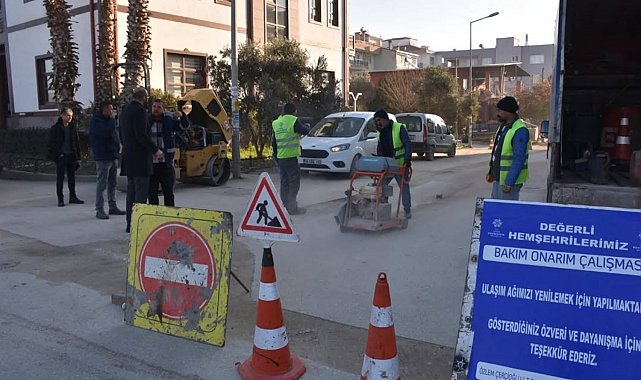 Germencik Yedieylül Mahallesi'nde asfaltlama çalışmaları başladı