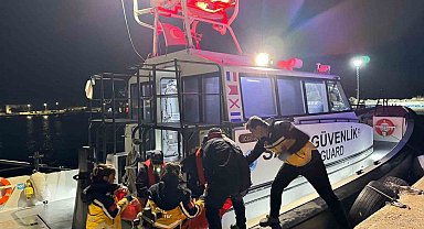 Gökçeada rahatsızlanan vatandaşın tıbbi tahliyesi Sahil Güvenlik ekiplerince gerçekleştirildi