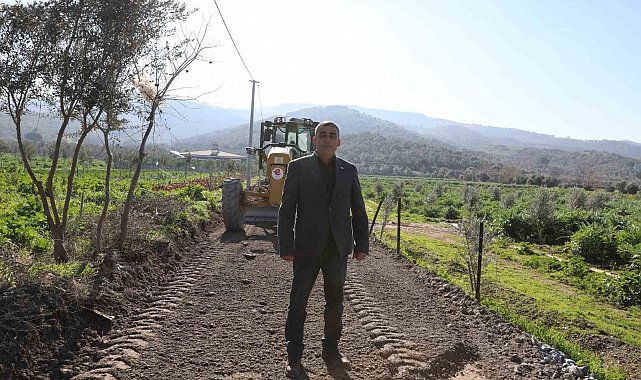 Gölhisar'da bahçe yolları asfaltlanıyor