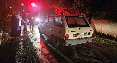 Gönen'de araç yangını