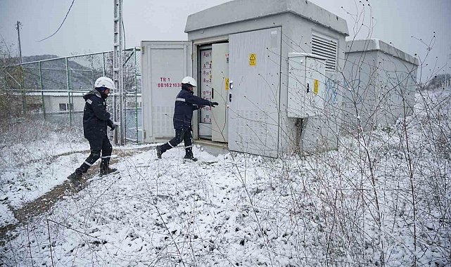Güney Marmara'da kar mesaisi