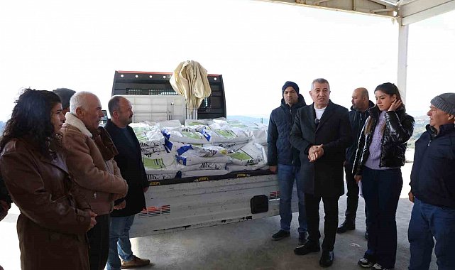 Güzelbahçe Belediyesi'nden çiftçilere can suyu