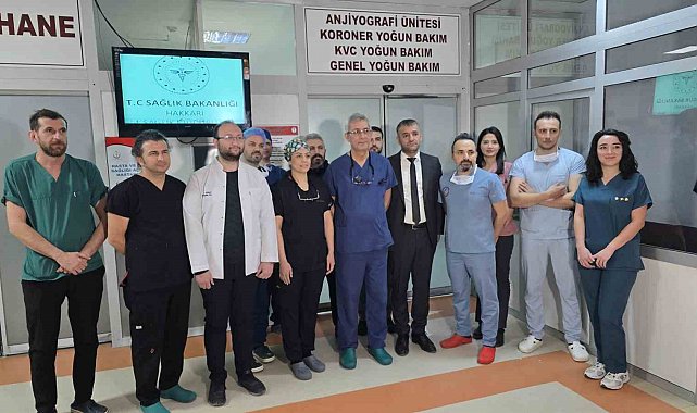 Hakkari'de ikinci kez bypass ameliyatı yapıldı