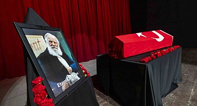 Hat ve kaligrafi ustası, ressam Etem Çalışkan son yolculuğuna uğurlandı