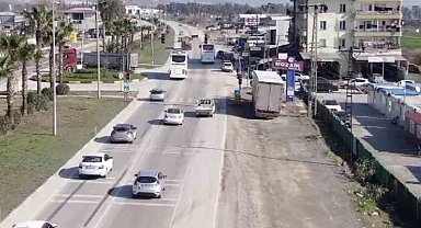 Hatay'da dron destekli trafik denetiminde 176 araç kontrol edildi