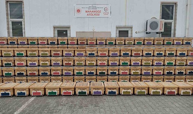 Hükümlülerin ürettiği kovanlar üreticiye dağıtılacak