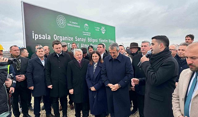 İpsala OSB yönetim binasının temeli atıldı