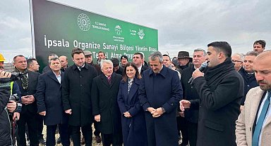 İpsala OSB yönetim binasının temeli atıldı