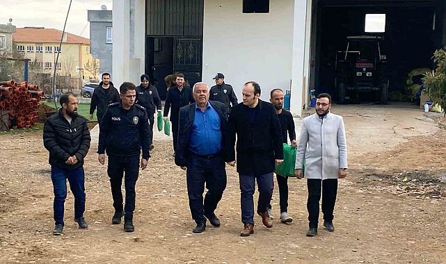 İşçimen'den depremde hayatını kaybeden polis memurunun ailesine ziyaret