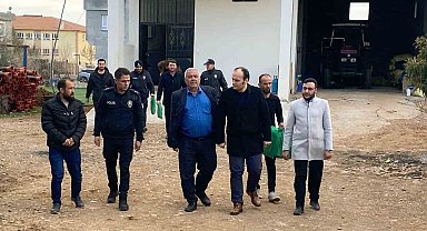 İşçimen'den depremde hayatını kaybeden polis memurunun ailesine ziyaret
