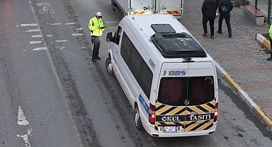 İstanbul'da öğrenci servislerine yönelik polis uygulaması
