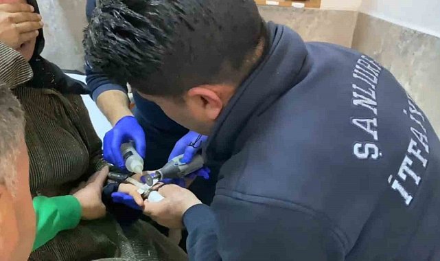 İtfaiyeden yüzük operasyonu