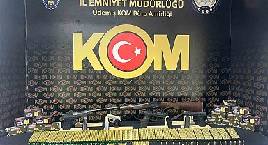 İzmir'de ruhsatsız silah operasyonu: 3 gözaltı