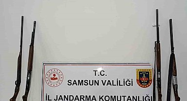 Jandarma ruhsatsız silah ve mühimmat ele geçirdi