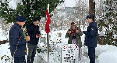 Jandarma şahit ailesini unutmadı