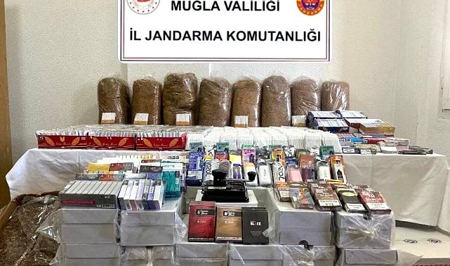 Jandarmadan kaçak tütün operasyonu
