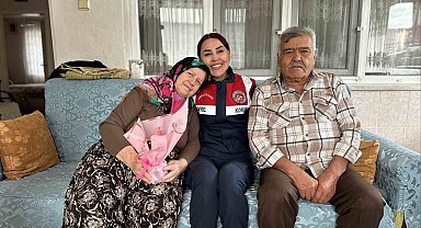 Jandarmadan şehit ailesi ve Kore gazisine vefa