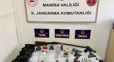Jandarmadan silah ve uyuşturucu operasyonu