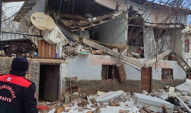 Kahramanmaraş'ta tüp patlaması