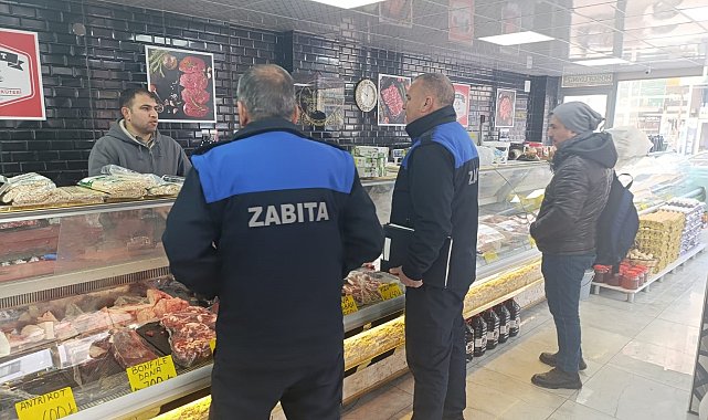 Kahta'da Ramazan Ayı hazırlıkları kapsamında zabıta ekiplerinden sıkı denetim