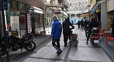 Kaldırımlardaki motosiklet işgaline denetim