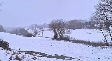 Kar Silivri'yi beyaza bürüdü