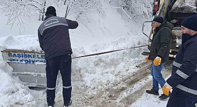 Kar ve soğuk hava çalışmaları durdurmadı
