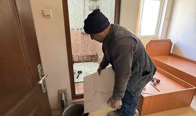 Karacasu'da misafir evi konforlu hale getirildi