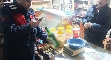 Karacasu'da sahte alkol denetimi gerçekleştirildi