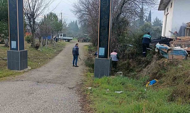 Karacasu'da temizlik çalışmaları devam ediyor