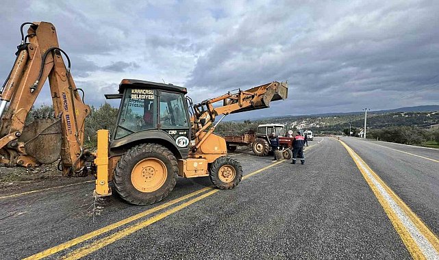 Karacasu'da temizlik çalışmaları sürüyor