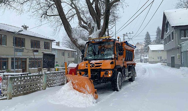 Karla kapanan yollara anında müdahale