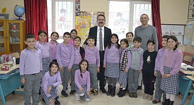 Kaymakam Ateş, sağlık evi ve okulda incelemelerde bulundu