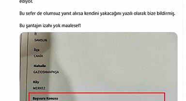 Kaymakam Aydın: "Bu şantajın izahı yok"