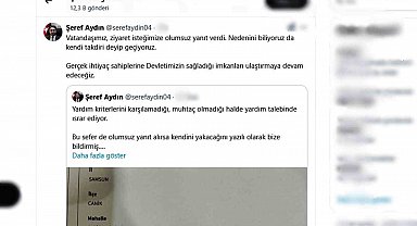 Kaymakam Aydın: "Vatandaşımız, ziyaret isteğimize olumsuz cevap verdi"