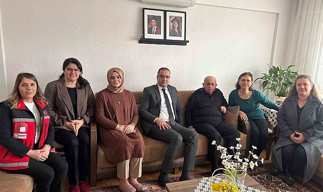 Kaymakam Dalak'tan Şehit ailesi ve Kıbrıs Gazisine ziyaret