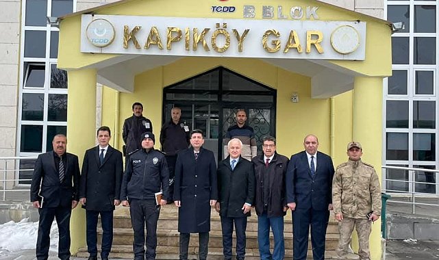 Kaymakam Gürdal Kapıköy Gar Şefliğinde incelemelerde bulundu