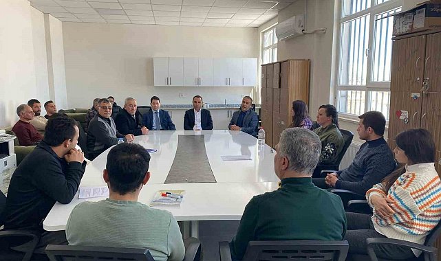 Kaymakam Partal'dan Şehit Abidin Tanrıkolu Anadolu Lisesi'ne ziyaret