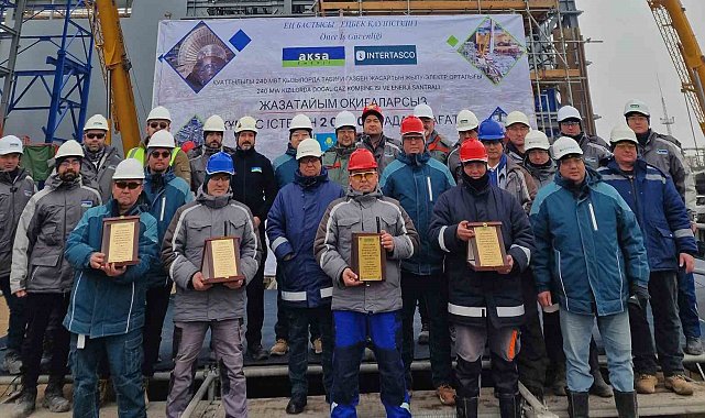 Kazakistan Santral Projesi 2 milyon kişi-saat kazasız çalışma süresine ulaştı