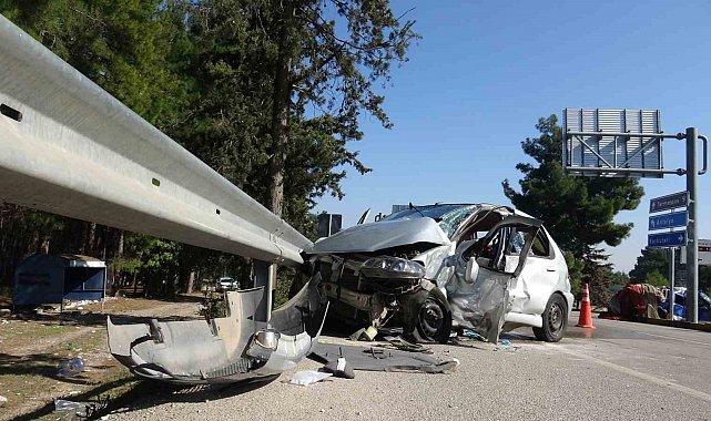 Kazayı yara almadan atlattı: "Beni emniyet kemeri kurtardı"