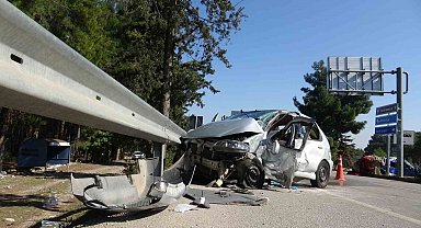 Kazayı yara almadan atlattı: "Beni emniyet kemeri kurtardı"