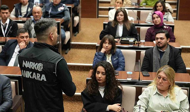 Keçiören'de bağımlılıkla mücadele semineri