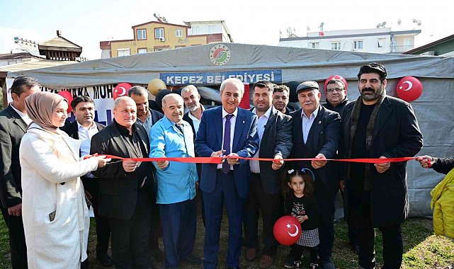 Kepez'de çocuklar ve gençler için 'Sanat Çadırı' açıldı