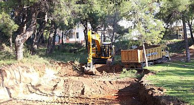 Kepez'de dere ıslah çalışması