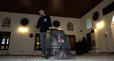 Kestel Belediyesi'nden camilerde Ramazan temizliği