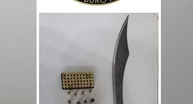 Kılıçla etrafa zarar veren suç makinesi yakalandı