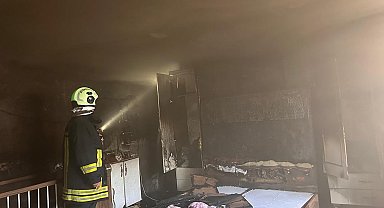 Kırıkhan'da ev yangını